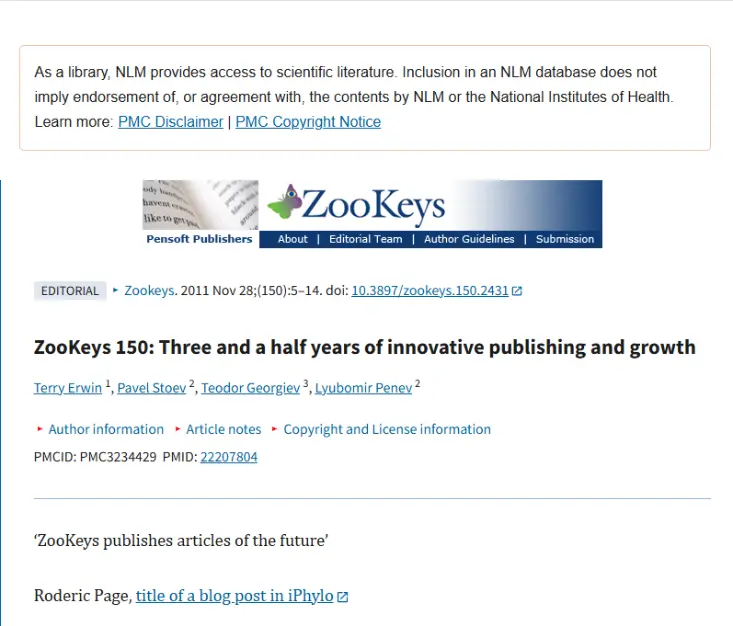 ZooKeys Modern taxonomic research and species identification resources are often published in open scientific journals such as ZooKeys, where new species, identification keys, and detailed morphological data are made openly available. This digital approach enhances access to identification tools and supports FAIR data principles making taxonomic resources findable, accessible, and reusable by researchers, educators, and citizen scientists alike.